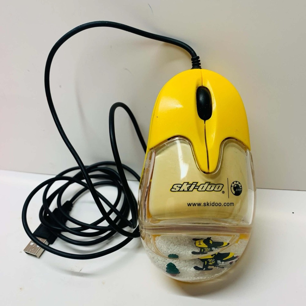 Aqua Mouse 1168 BRP Ski-Doo Floating Snowmobile Christmas Tree USB Vintage Y2K